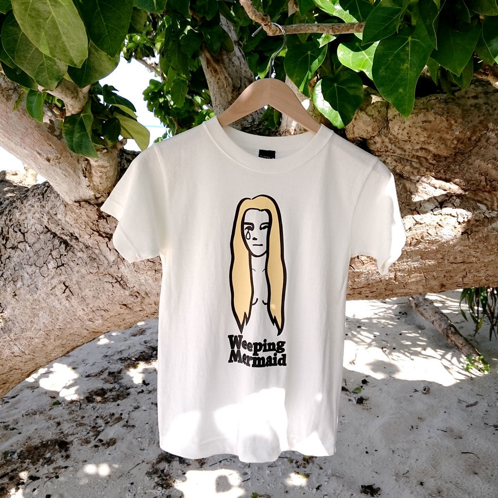 石垣島の人魚Tシャツ／ホワイト