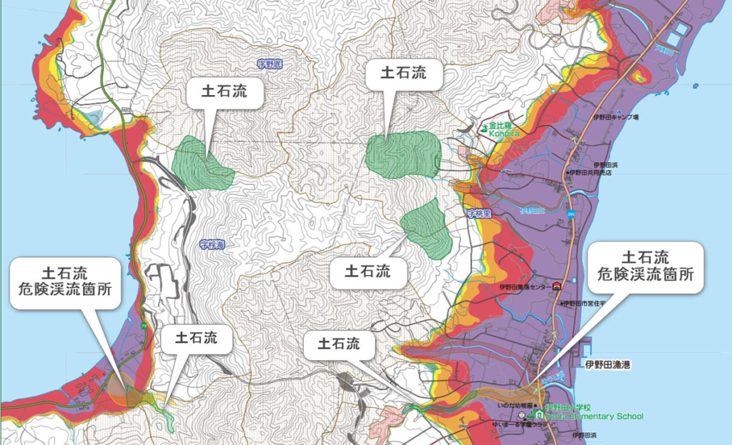 石垣市ハザードマップ