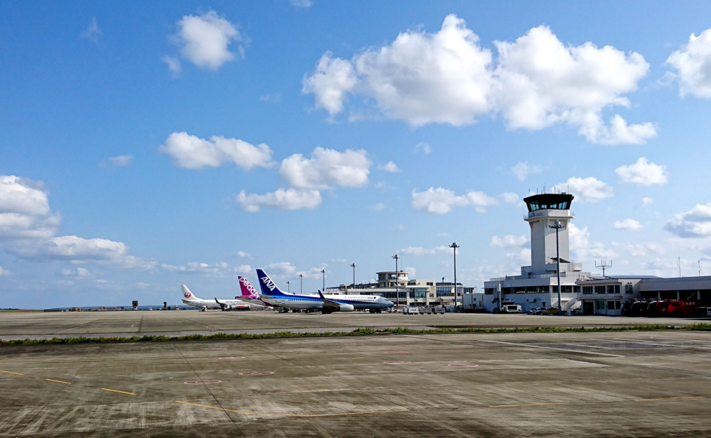 １月の石垣空港