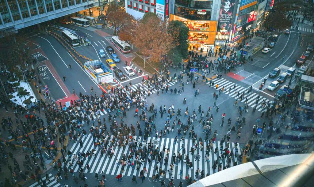 渋谷スクランブル交差点