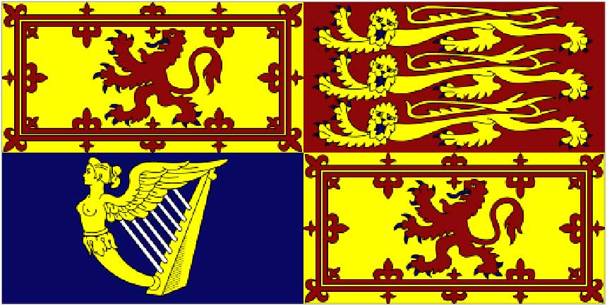 イギリス王室旗(スコットランド・ロイヤルスタンダート)