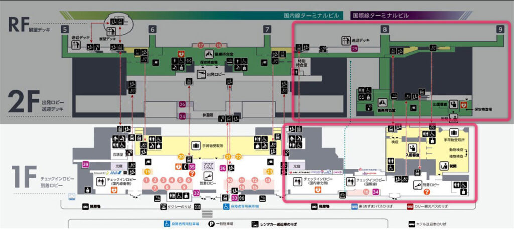 石垣空港フロアガイド