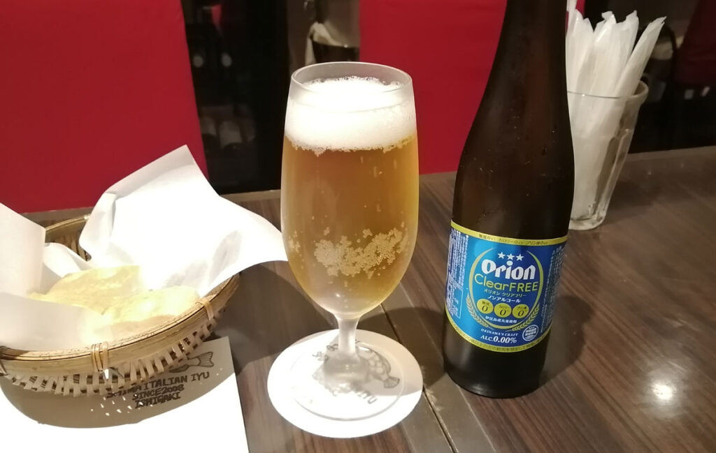 「島イタリアンいゆ」／ノンアルコールビール