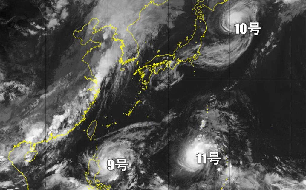 台風9号10号11号