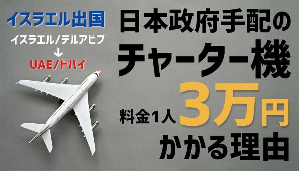 チャーター機3万円