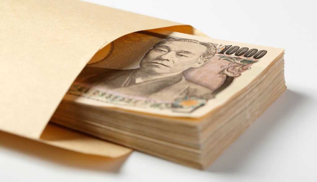 一万円札の束