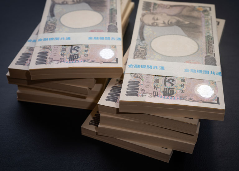 1000万円の束