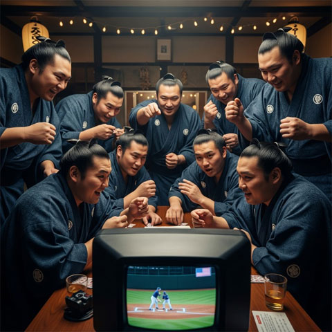 野球賭博しちゃう力士たち
