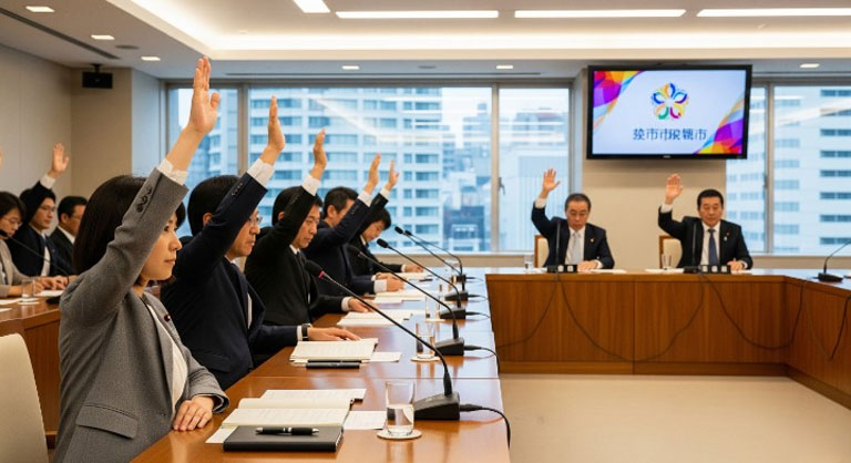 不信任決議案を可決させるためには3/4の賛成が必要