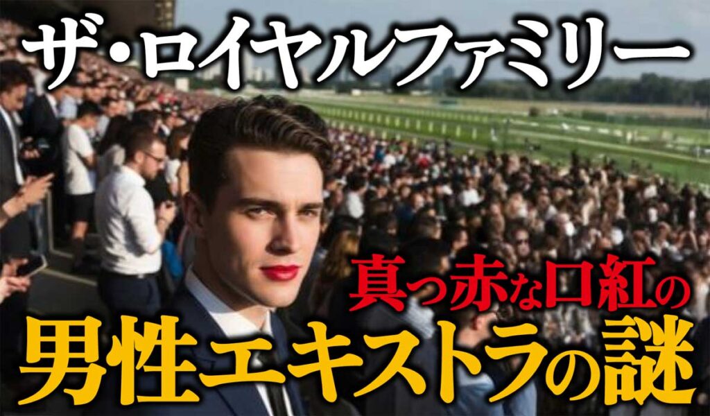 【ロイヤルファミリー】なぜ真っ赤な口紅の男性エキストラが?