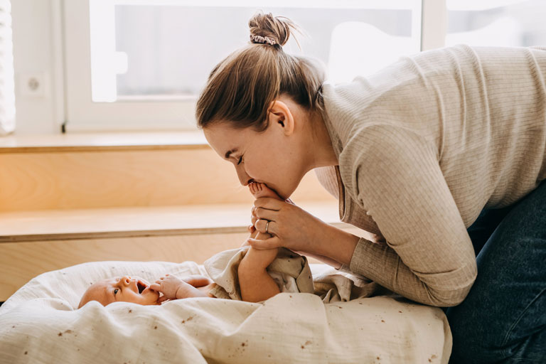 赤ちゃんとお母さん