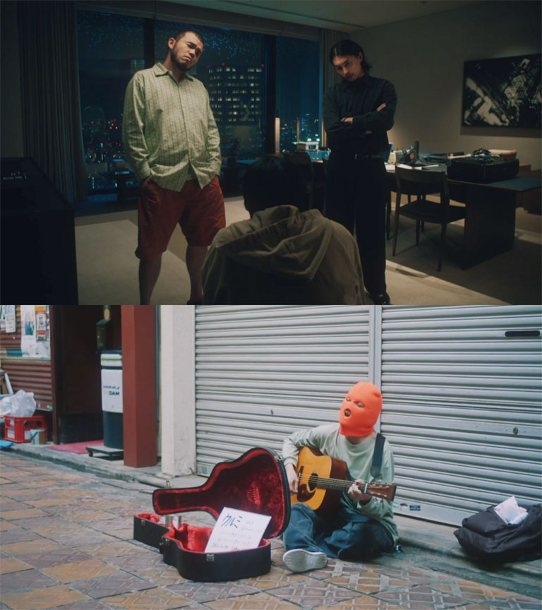 龍二はクルミがオレンジ色の目出し帽をかぶっているおかしな人物であることを知っている