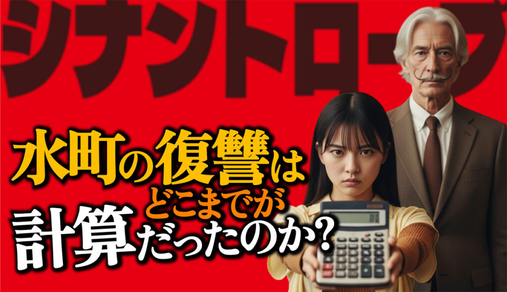 【シナントロープ】水町の復讐はどこまでが計算だったのか?