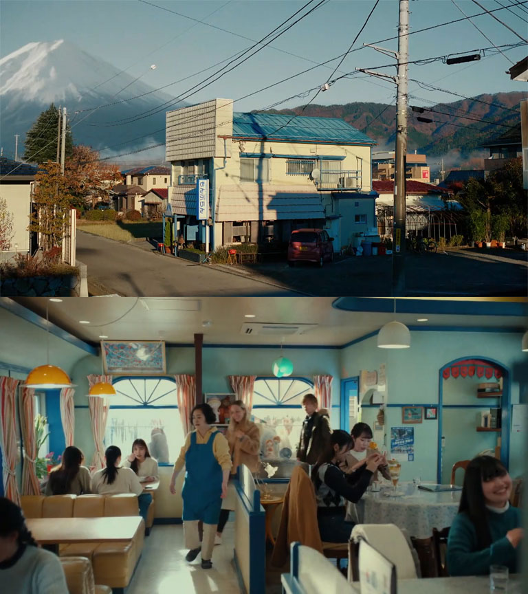 2025年1月期ドラマ「ホットスポット」に登場した喫茶店「もんぶらん」