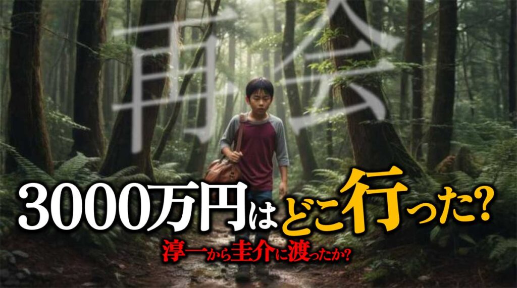 【再会】3000万円はどこに行った?淳一から圭介に渡ったか?