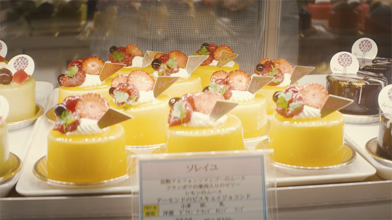 早瀬陸が注文したスイーツ「ソレイユ」