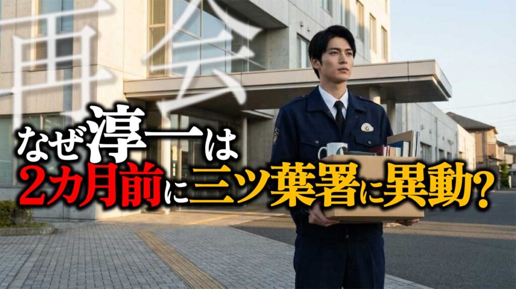 【再会】なぜ淳一は2カ月前に異動?三ツ葉に戻った理由は?