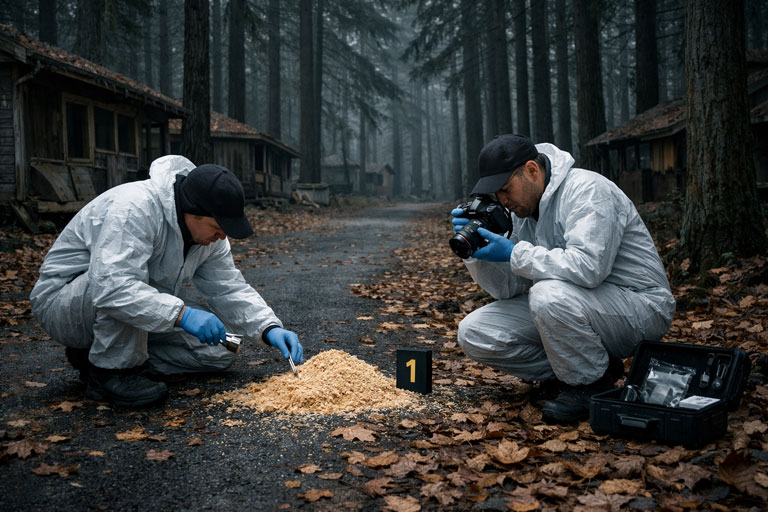 科捜研と鑑識は「おがくず(木製チップの堆肥)」を調べている?