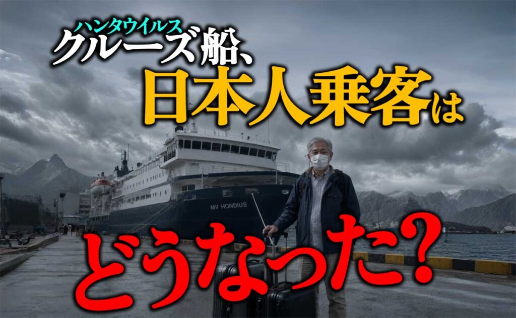 【ハンタウイルス】クルーズ船日本人乗客はどうなった?