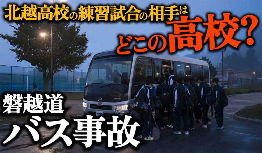 【磐越道事故】北越高校の練習試合の相手は?マイクロバスの目的地を考察