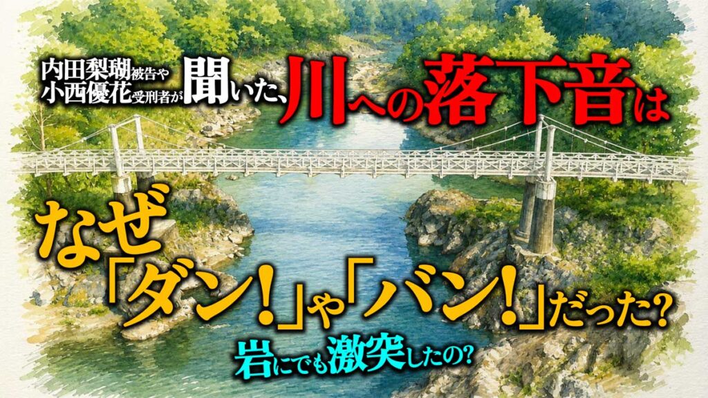 【旭川女子高生事件】なぜ落下音がダンやバン?川の岩に衝突?