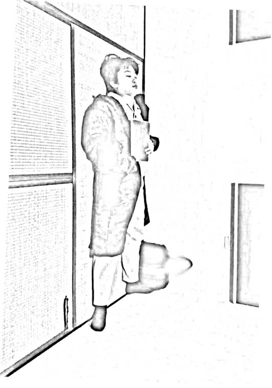 画像を90度回転させて立ち姿に。