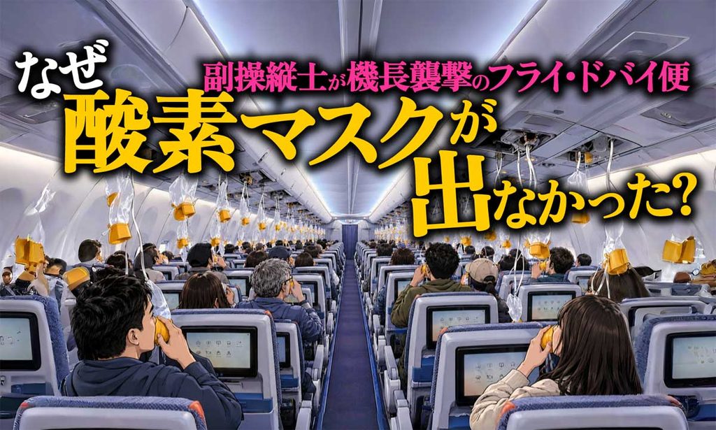【機長襲撃フライ・ドバイ】なぜ酸素マスクが出なかった?理由を解説